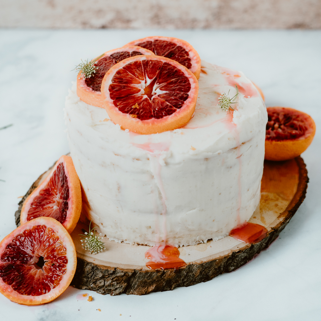 Blood Orange Layer Cake