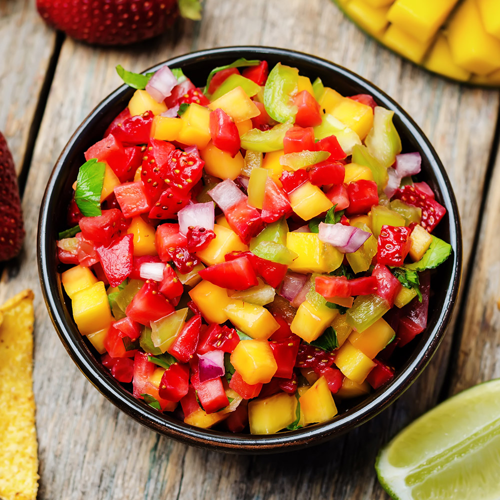 Strawberry Nectarine Salsa