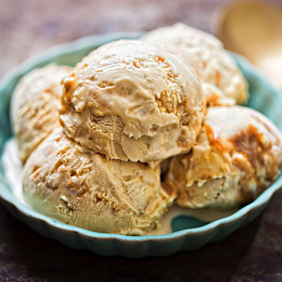 Blackstrap Molasses Ice Cream