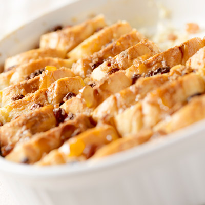 Apricot Jam Bread Pudding